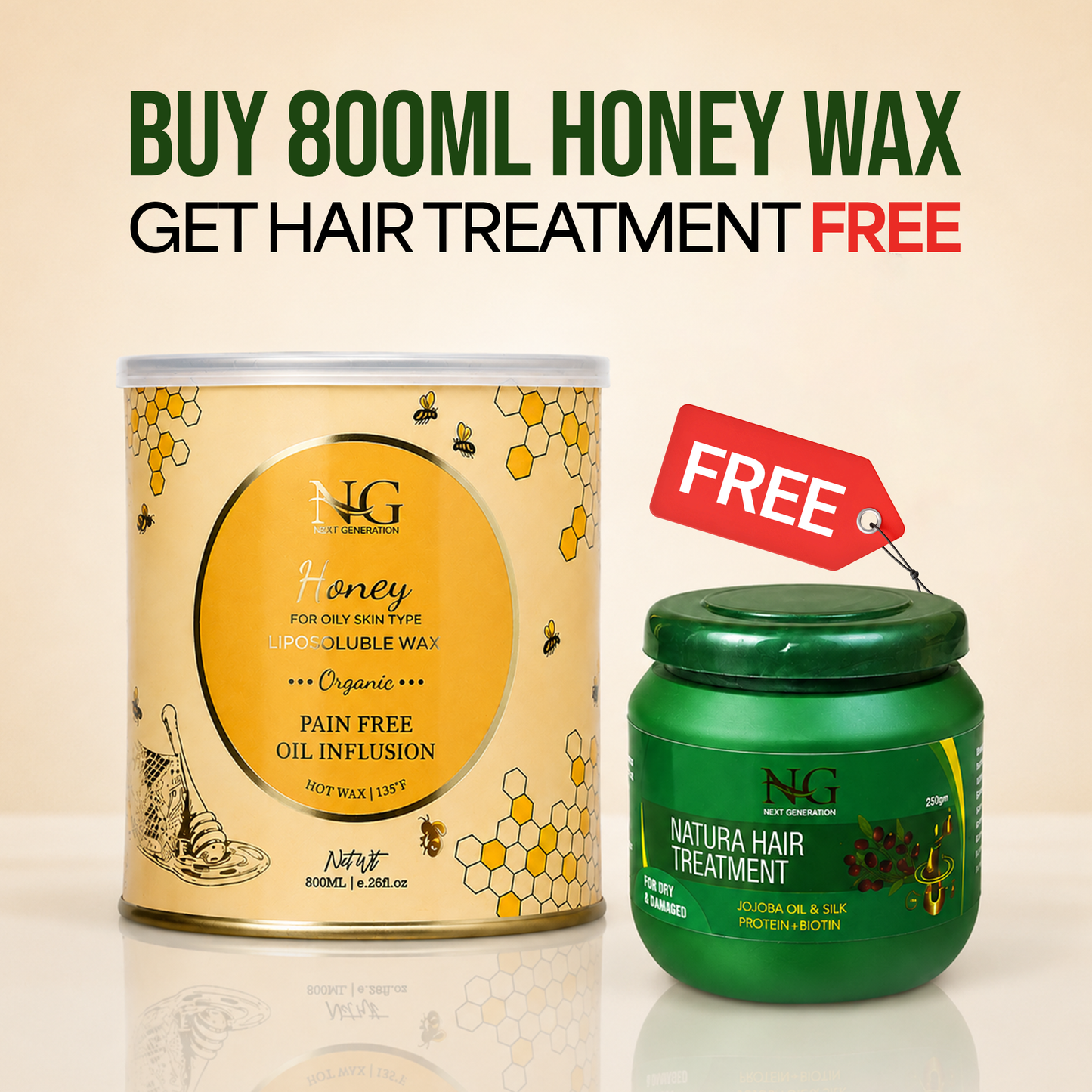 LIPOSOLUBLE PAIN FREE WAX — HONEY