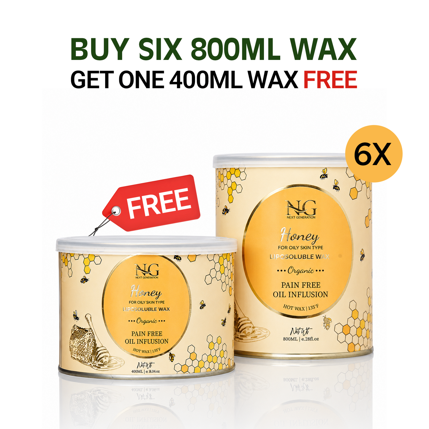 LIPOSOLUBLE PAIN FREE WAX — HONEY