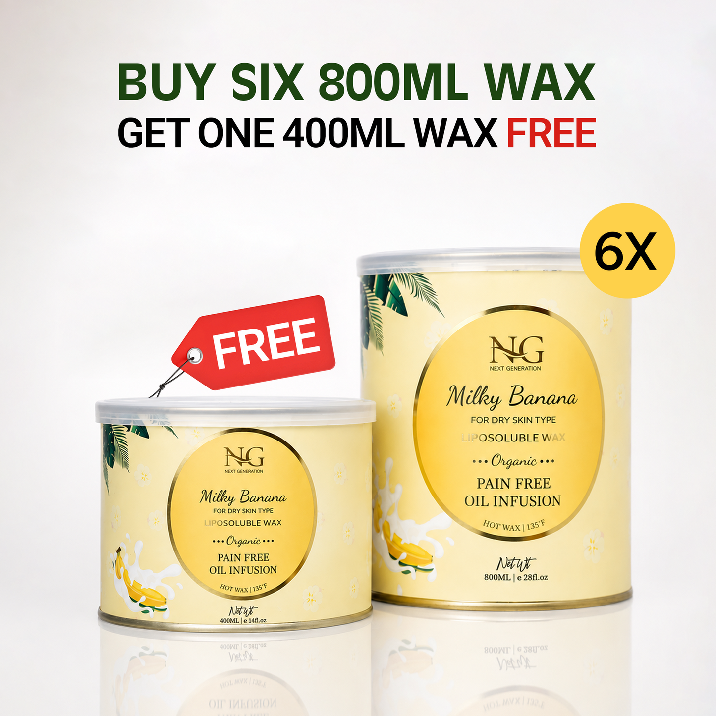 LIPOSOLUBLE PAIN FREE WAX — MILKY BANANA