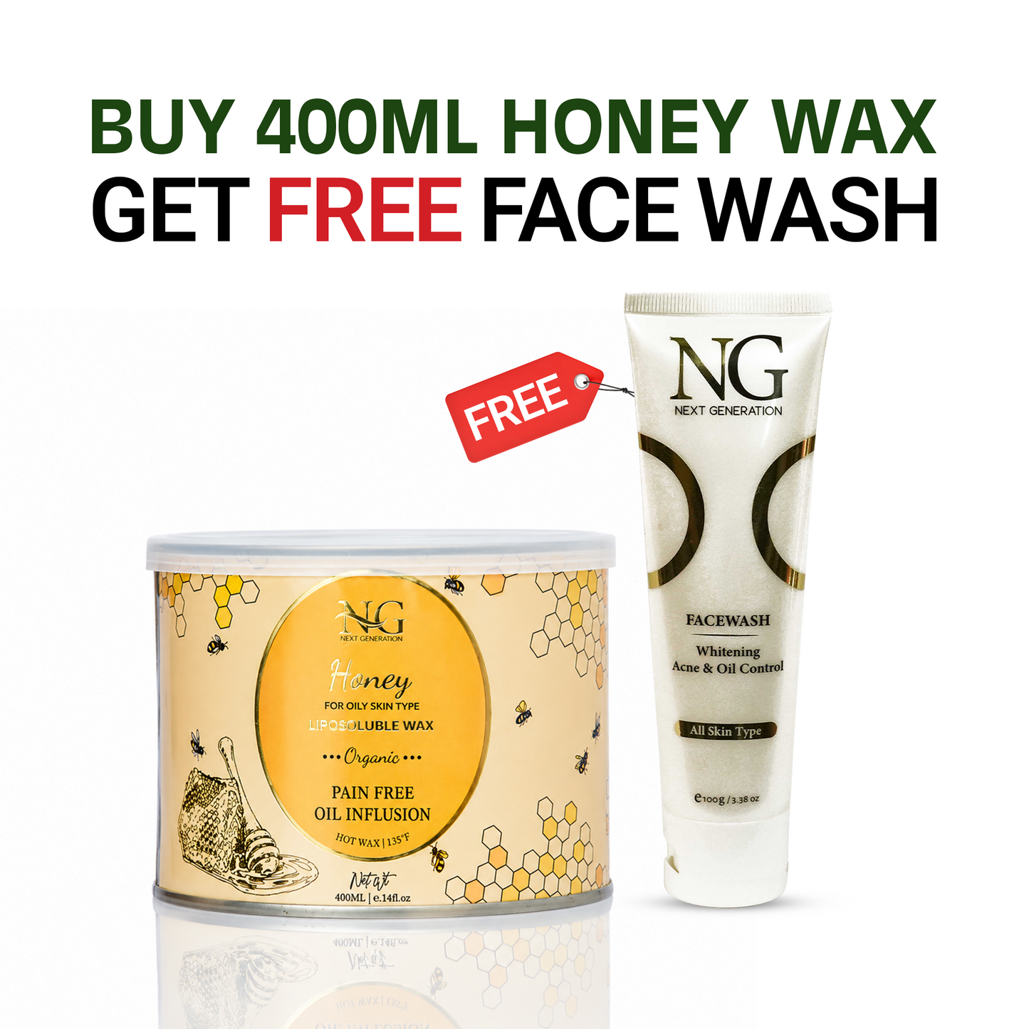LIPOSOLUBLE PAIN FREE WAX — HONEY